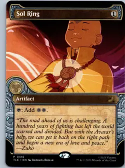 Sol Ring (Showcase) Avatar: The Last Airbender: Eternal-Legal NM P - Image 1