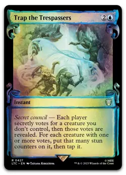 Trap the Trespassers (Showcase Scrolls) #427 (Foil) NM Lord of the Rings - Image 1