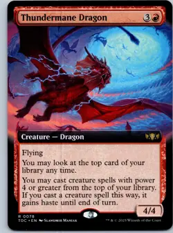 Thundermane Dragon Commander: Tarkir: Dragonstorm NM R - Image 1