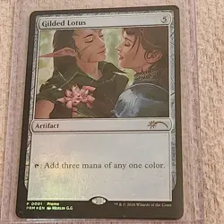 MTG Gilded Lotus Foil Pride Promo 001 NM/Mint - Image 1