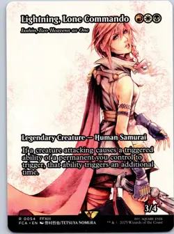 Lightning, Lone Commando - Isshin, Two Heavens as One FINAL FANTASY NM MTG - Image 1