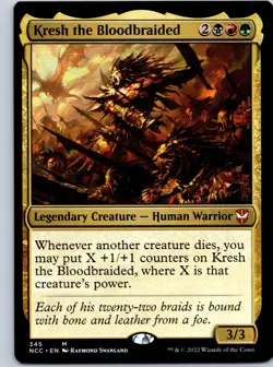 Kresh the Bloodbraided Commander: Streets of New Capenna NM MTG - Image 1