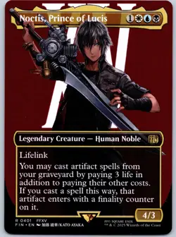 Noctis, Prince of Lucis (Borderless) FINAL FANTASY NM MTG - Image 1