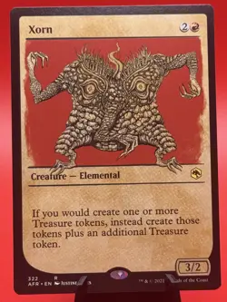 Xorn (Showcase) Adventures in the Forgotten Realms Magic The Gathering MTG TCG - Image 1