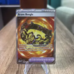 Brave Bangle 104/084 Ultra Rare Pitch Black Pokemon Holo Near Mint - Image 1