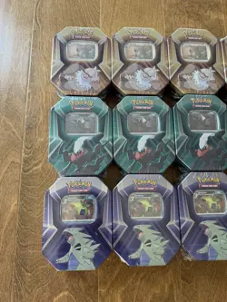 12 Pokemon Triple Whammy Tins Darkrai Tyranitar Slaking Sealed Lot - Image 2