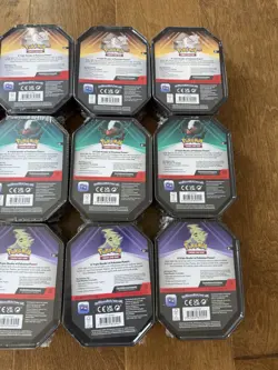 12 Pokemon Triple Whammy Tins Darkrai Tyranitar Slaking Sealed Lot - Image 5