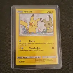 Pikachu TCG Sun & Moon SM162 Holo Promo Card Pokemon TCG - Image 1