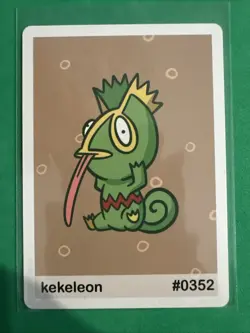 Pookiemoot Gen 3 - Kekeleon (Kecleon) #0352 - Pokemon Fan Art Non TCG - Image 1