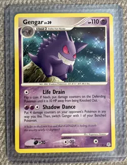 2007 Pokemon Diamond & Pearl Gengar #27/130 Rare Non-Holo NM Vintage - Image 1