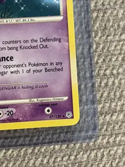2007 Pokemon Diamond & Pearl Gengar #27/130 Rare Non-Holo NM Vintage - Image 4