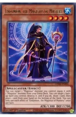 🔥 Yugioh! Endymion, the Magistus of Mastery - GEIM-EN004 - Rare 1st Edition NM - Image 1