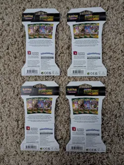 Pokemon Evolving Skies Sleeved Booster Pack Art Set! *ALL 4 ARTWORKS* - Image 2