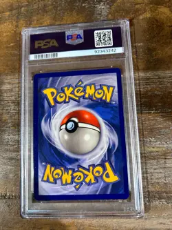 1999 Pokemon Game Base MACHOP SHADOWLESS #52 PSA 9 Mint RARE - Image 2