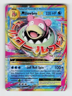 M Slowbro EX 27/108 Holo EX Rare Evolutions Pokemon 2016 Lightly Played - Image 1