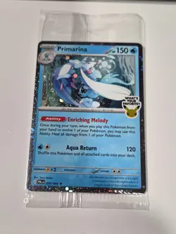 Pokemon TCG Primarina 20 /84 Promo Stamped Pitch Black Boxlunch Hot Topic - Image 1