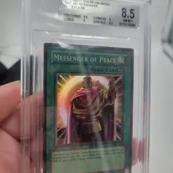 Beckett 8.5 2002 Messenger of Peace MRL-102 Super Rare Yugioh - Image 5