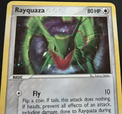 Pokemon Rayquaza Holo 3/17 2006 POP Series 1 - EX Era - Image 4