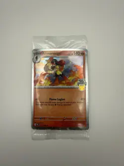 Pokemon TCG - Armarouge 012/084 - Pitch Black Promo Stamped Sealed - Image 1