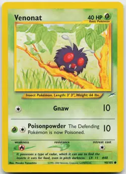 Venonat 90/105 Common Neo Destiny Unlimited Near Mint - Image 1