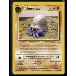 German Omanyte 60/75 Common Neo Discovery Pokemon Unlimited Near Mint - Image 1