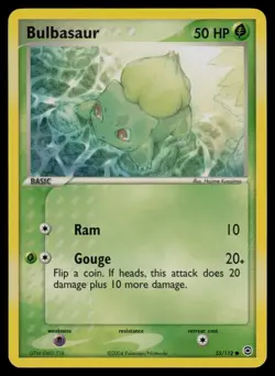 Bulbasaur 55/112 Common FireRed & LeafGreen Pokemon Lightly Played - Image 1