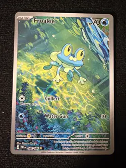 Pokemon TCG Chaos Rising Froakie Full-Art Illustration Rare 088/086 MINT! - Image 1