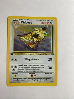 Pokemon TCG Pidgeot Jungle 8/64 Holo Unlimited Holo Rare 1st Edition - Image 5