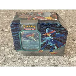 NEW Paldean Partners 5-Pack Pokemon Tin Quaquaval Sealed - Image 1