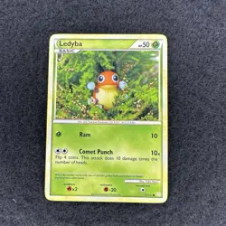 LP+ Ledyba 71/123 HeartGold & SoulSilver Pokemon Yuka Morii - Image 1