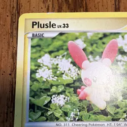 The Pokemon Company Plusle Supreme Victors 76/147 2009 Regular Uncommon LP - Image 2