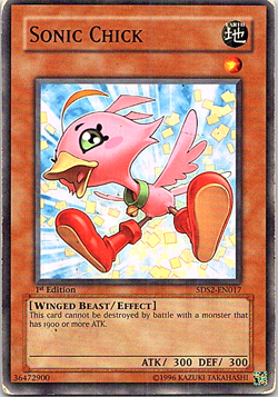 Sonic Chick 5DS2-EN017 Yu-Gi-Oh! Heavy Play 1st Edition - Image 1