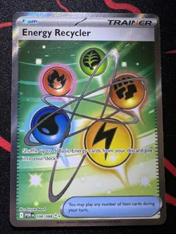 Energy Recycler 108/88 Holo Ultra Rare Pokemon TCG Perfect Order - Near Mint! - Image 1