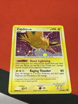 Zapdos 14/100 Holo Pokemon 2008 Majestic Dawn (LP) - Image 3