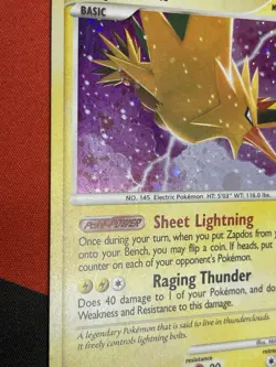 Zapdos 14/100 Holo Pokemon 2008 Majestic Dawn (LP) - Image 5