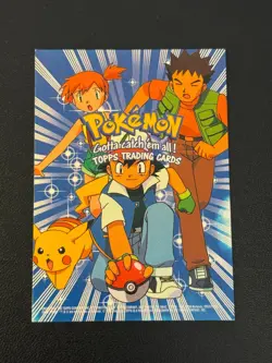 Pokemon Movie Checklist Topps - Image 1
