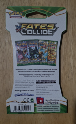 Pokemon Fates Collide Sleeved Booster Pack - Image 2