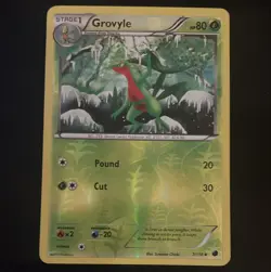 Grovyle 7/116 Plasma Freeze Reverse Holo English Pokemon NM - Image 1