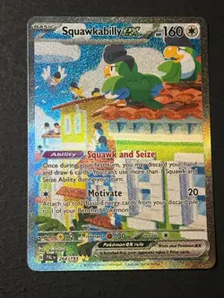 Squawkabilly ex 264/193 Special Illustration Rare Paldea Evolved Pokemon Holo NM - Image 1
