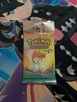 Pokemon WOTC Gym Heroes Long Crimp Booster Pack, Misty Artwork - Image 1