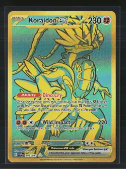 Pokemon 2024 Paldean Fates Koraidon EX UR HR #245/91 - Image 1
