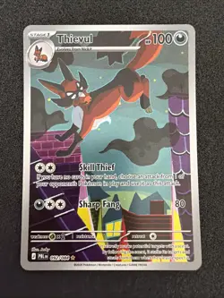Thievul 092/084 Illustration Rare -Pitch Black- Pokemon TCG Holo Near mint - Image 1