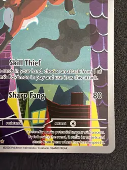 Thievul 092/084 Illustration Rare -Pitch Black- Pokemon TCG Holo Near mint - Image 4