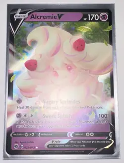Pokemon TCG Alcremie V 22/73 Champions Path Ultra Rare Holo EN - Image 1