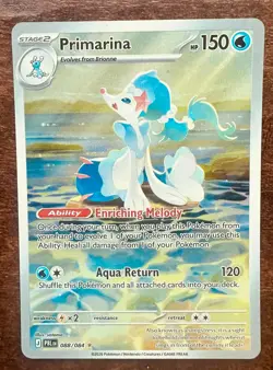 Primarina 088/084 - FULL ART HOLO - Pitch Black - Pokemon - Image 1
