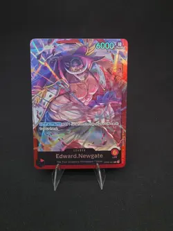 ONE PIECE TCG: EDWARD.NEWGATE Leader | ST15 OP02-001 L NM - Image 1