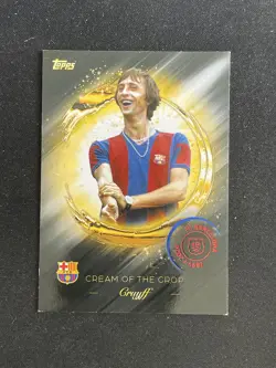 Johan Cruyff 2024-25 Topps FC Barcelona 125 Years Cream of the Crop SP #CR-6 - Image 1