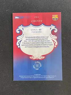 Johan Cruyff 2024-25 Topps FC Barcelona 125 Years Cream of the Crop SP #CR-6 - Image 2
