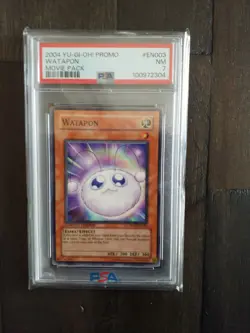 2004 Yu-Gi-Oh! WATAPON Movie Pack Promo PSA 7 - Image 1