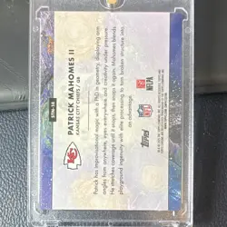 2025 Topps Cosmic Chrome - Patrick Mahomes Stars Of The Night STN-14 - Image 2